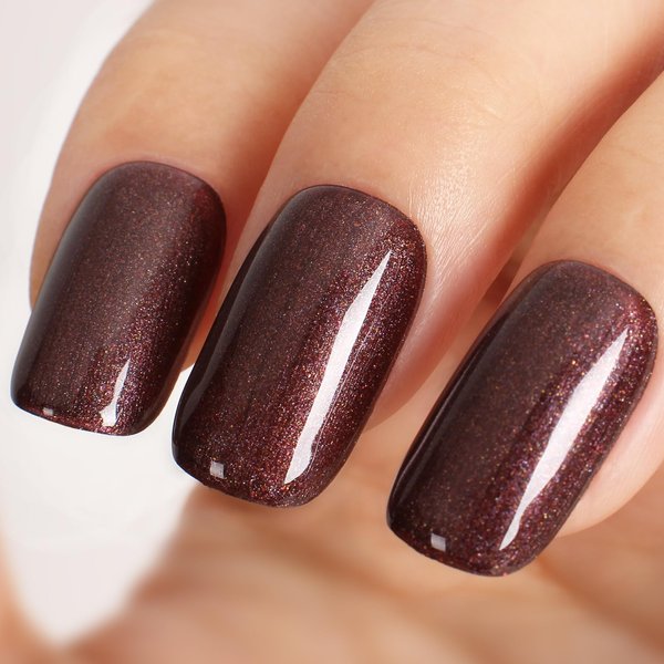 TUTUYU Bronze Color Glitter Gel Nail Polish,15ml UV/LED Soak Off Sparkly Shimmer Brown Gel Polish for Manicure Salon or DIY Nail Art at Home,All Seasion Color Gel - GP0097