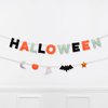 Meri Meri Felt Halloween Garland (Pack of 1), 8' Strand with Excess Cord, Reusable Halloween Garland Party Decorations