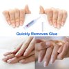 Nail Glue Remover for Press on Nails-11PCS Press on Nail Glue Remover for Fake Nail Tips Acrylic Nail Adhesive Remover Acetone-free Nail Polish Remover, Easy Remove Remover,Not for Remove Nail Polish