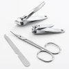 QLL 3 Pack 7Pcs Manicure Set, Stainless Steel Nail Clipper Set with case, Personal Pedicure Kit for Women Men Girls Travel