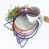 Junfamilee 2 Pcs Blue Simple Comfortable Plastic Cat Ears Headband Women's Headbands Hair Accessories, Women's Fashion Headbands, Blue Cat Ears