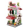 wriyvngs Street View Mini Building Blocks Flower House Shop Store Building Kit Simulation Construction Educational Creative Toy for Boys Girls Age 8+ 953 pcs