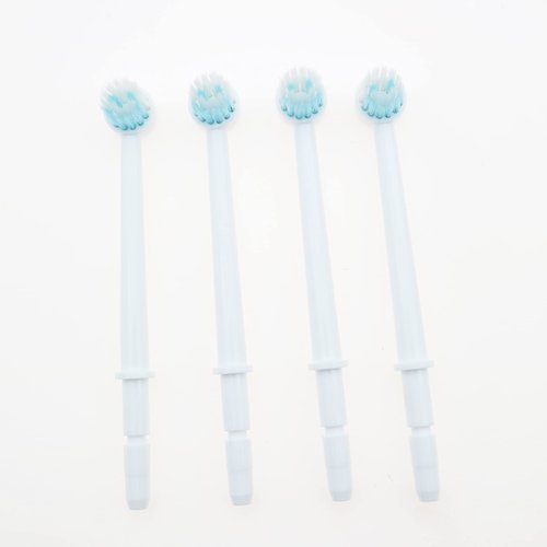VWONST Replacement Dental Water Brush Heads Compatible with Waterpik Water Flossers Toothbrush and Oral Irrigators, 4-Pack