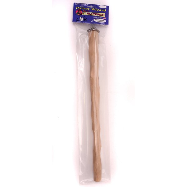 18" Extended NU Perch® - Medium for Conures, Senegal Parrots, Quakers
