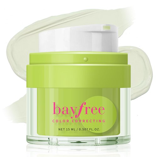 bayfree Cica Tiger Grass Color Correcting Treatment, Tinted Moisturizer for Face, Reduces Redness, Long-Wearing Coverage, With Centella Asiatica, SPF 22, 0.5oz/15ml