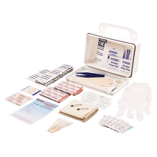 Rapid Care First Aid RC-10MAN-W 10 person 106 Piece ANSI/OSHA Compliant First Aid Kit in Wall Mountable Poly Case