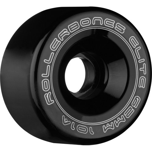 Rollerbones Art Elite 101A Competition Roller Skate Wheels (Set of 8), Black, 62mm