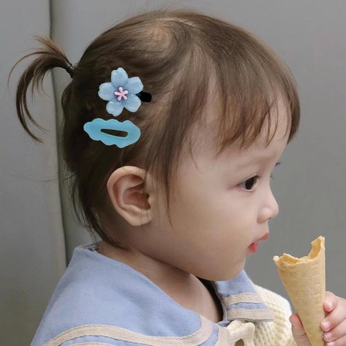 18 Pcs Hair Accessories for Girls Package,Flower Duckbill Hairpin for Kids Colorful Children's Hair Ties Cute Bow Hair Clips for Girl Teens-18PCS-#10