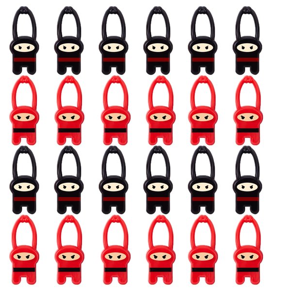 Christmas Party Favors for Kids 4-8, Flying Ninjas Christmas Stocking Stuffers Stretchy Sensory Fidget Toys Cool Figetget Toys Stress Reilef Toys for Boys Girls Birthday Gift, Classroom Prize, 24Pcs