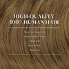 GOO GOO Clip in Hair Extensions Real Human Hair, 20inch 150g 9Pcs, 8C Ash Brown, Remy Human Hair Extensions Clip ins for Women, Natural Human Hair