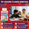 BrightKids Brain Focus Gummies for Kids & Teens, Attention and Focus Support, Kids Omega 3 Chewable, Brain Booster, Memory Supplements for Children, Lemon & Orange Flavored 60 Gummies