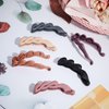 6 Pieces Banana Hair Clips Hair Comb Claw Hair Clincher Comb for Girls Women Thick Medium Hair, 4.13 Inch (Elegant Colors)