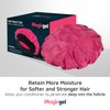Magic Gel Premium Deep Conditioning Heat Cap. A Hot Head Cap to Hydrate, Moisturize and Condition. Thermal Cordless Hair Steamer for Damaged Hair (Natural Steam Treatment)