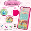 Little Girls Play Purse, Kids Toy Purse and Pretend Makeup Kits for Toddlers -My First Purse Set Include Handbag, Phone, Wallet, Play Mermaid Jewelry, Pretend Play Girl Toys, Gift for Girls 3 4 5 6 7