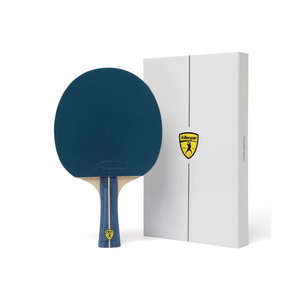 Killerspin Recreational Ping Pong Paddle, Table Tennis Racket With Wood Blade, Jet Basic Rubber,Navy Blue