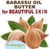 Botanical Beauty' BABASSU OIL BUTTER 100% Pure Natural VIRGIN UNREFINED RAW Cold-Pressed 4 Fl oz 120 ml for Face, Skin, Body, Hair, Lip, Nails. Rich in Vitamin E, Vitamin C