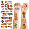 10 Sheets Halloween Temporary Tattoos for Kids, Cool Terror Cartoon Halloween Decoration Sticker Gifts for Girl Boys Home Activity Class Prizes Carnival Christmas Rewards (Halloween)