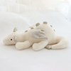Dragon Stuffed Animal Plush Toy Cute Dragon Plush Toys with Wings Soft Cartoon Flying Dragon Pillow Plushies Doll Gifts for Baby Kids Boys Girls (White, 23.62 inch)