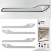 IPG for Tesla Model 3 / Model Y Door Handle Decal Sticker Wrap Kit (Set of 4) with Tesla Logo (Brushed Aluminum)