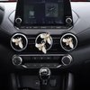 Shiny Bee Vent Clips, Crystal Bee Car Air Freshener Vent Clip Car Bling Interior Decoration Rhinestone Car Bling Accessories(Silver)