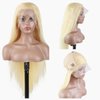 werkueen 613 Lace Front Wig Human Hair 13x6 Blonde Wig Human Hair Straight 613 HD Lace Frontal Wig 180% Density Blonde Lace Front Wigs Human Hair Glueless Wigs Pre Plucked With Baby Hair (16Inch)