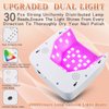 Rechargeable UV LED Nail Lamp,72W Cordless UV Light for Nails with Removable Bottom,Professional Curing Lamp for Gel Nails with 30 Beads,5 Timer Setting Nail Light and LED Touch Screen Gel Nail Dryer