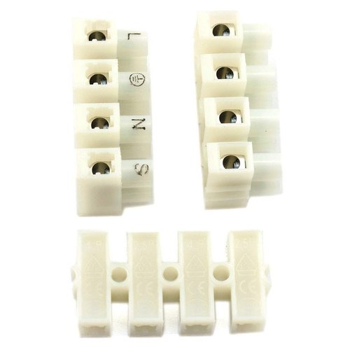 DZS Elec 30pcs Screw Type Quick Connect Terminal 450V 45A 22-10AWG 2/3/4 Position Wire Connectors Butt Terminal Block Universal Reusable Clamp Wire Terminal Wiring 2P 3P 4P