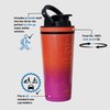 Ice Shaker 26 Oz Shaker Bottle, Stainless Steel Water Bottle and Protein Shaker, As Seen on Shark Tank, Reusable Stainless Steel Water Bottle, Gym Water Bottle, Summer