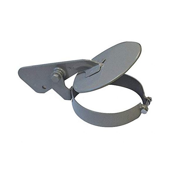5 Inch Tractor Exhaust Silencer Weather Flap Rain Cap Muffler Cover 5" - Gray