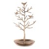 INVIKTUS Silver Birds Tree Jewelry Stand Display Earring Necklace Holder Organizer Rack Tower