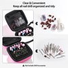 Oneleaf Nail Drill Bits Holder, Kit Organizer Storage Case Displayer Container, Waterproof Portable Organizer Bag, Efile Nail Bits Professional Nail File Bits Manicure Tools-Only Case