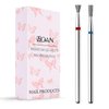 BQAN 2Pcs Nail Drill Bits Diamond Cuticle Removal Bit for Acrylic Nails Manicure Nail Prep and Nail Gel Polish Remover, 3/32" Shank