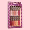 Nicole Miller 10 Pc Lip Gloss Collection, Shimmery Lip Glosses for Women and Girls, Long Lasting Color Lip Gloss Set with Rich Varied Colors (Purple)
