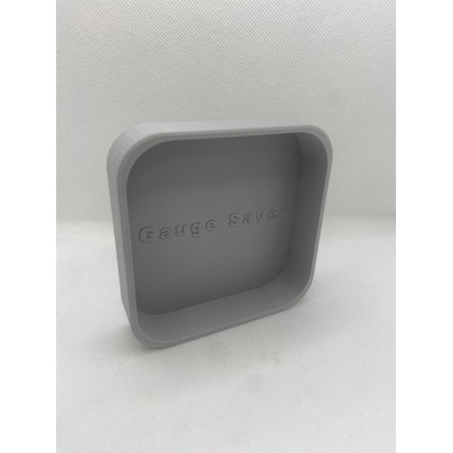 Plastic Cover (1) for Square Digital Gauge, 4 1/8" x 4 1/8" Diameter (Yamaha Command Link) (Gray)