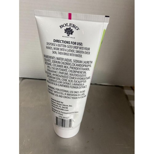 Bolero Beverly Hills Eucalyptus + Lavender Body Wash 6.8 oz