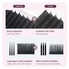 ANNAFRIS 16 Rows Volume Classic Eyelash Extension 0.15 C Curl 8-15mm Mix Matte Black Individual False Eye Lashes Extension Salon Use Natural Soft Fake Eyelashes Supplies (0.15 C, 8-15mm Mix)