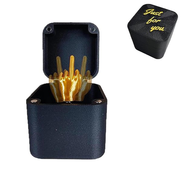 ajitxalr Finger in A Box,Finger Gifts,Surprise Box of Fingers, Finger Box,Fun Just for You Finger,Just for You Finger in Box for Christmas Birthday Gift,Christmas Stocking Stuffers for Kids Adult