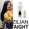 Real BRAZILIAN STRAIGHT Keratin Straightening Treatment Kit Pro Result Keratin Protein Arganoil Collagen Amino Acid Straight shiny Hair Salon Results Lasts 3-9 months All Hair thicknesses, colors 8oz