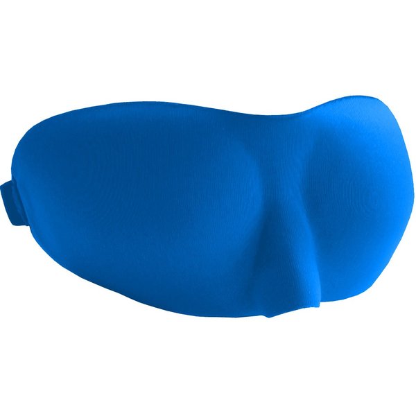 Dream Essentials Sweet Dreams Contoured Sleep Mask Kit with Travel Pouch and Earplugs, Travel Set, Gift ~ Royal Blue