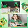 Copkim 30 Sets St. Patrick's Day DIY Craft Kit for Kids St. Patrick's PET Magnet DIY Craft Make Your Own Pets Craft for Kindergarten Preschool St. Patrick's Day Classroom Home Activity Party Supplies