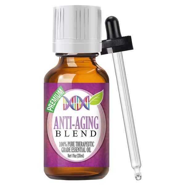 Healing Solutions Anti-Aging Blend Essential Oil - 100% Pure Therapeutic Grade - 30ml - Aromatherapy Oils