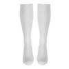 Truform Medical Compression Socks for Men and Women, 8-15 mmHg Knee High Over Calf Length, White, X-Small