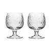 Set of 2 Hand Made Vintage Crystal Glasses, Brandy & Cognac Snifter, Old-Fashioned Glassware