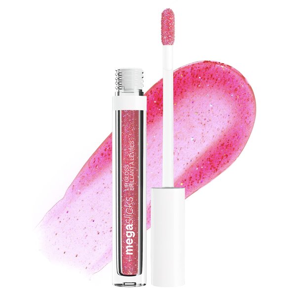 wet n wild Mega Slicks Lip Gloss | Long Lasting | Hyaluronic Acid | High Shine | Crushed Grapes