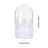 KYDA Roll-on Body Glitter Stick, Chunky Glitter Gel for Face Body Hair, Sparkling Mermaid Chameleon Sequins Paint Jelly, Multiuse Makeup Glitter Gel, Multicolor 01