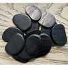Tagua Beads. 20 Chips. Natural Eco-Friendly Tagua Slices. 10 Black and 10 Yellow Slices. Medium Size: 3x2.5 cm. Approx. Undrilled