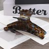 Big Hair Claw Clips for Women Hair Claws for Long Thin Thick Hair Banana Hair Barrette Tortoise Pattern 4.5"Strong Hold Jaw Claw Clips for Girls Nonslip Acetate Hair Accessories (dark brown)