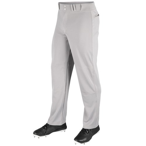 CHAMPRO Boys' Small Youth MVP Open Bottom Relaxed Fit Baseball Pants, Grey