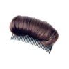 VANTOBEST Hair Bun Invisible False Hair Clip Hair Base Bump Fluffy Hair Pad Styling Insert Tool Fluffy Princess Styling Increased Hair Pad Hair Extensions Accessories (Dark Brown)