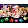 WELLVO 14 Pack LED Light Up Fidget Spinner Bracelets Party Favors For Kids 4-8 8-12, Glow in The Dark Party Supplies, Birthday Gifts, Treasure Box Toys for Classroom, Pinata Goodie Bags Stuffers